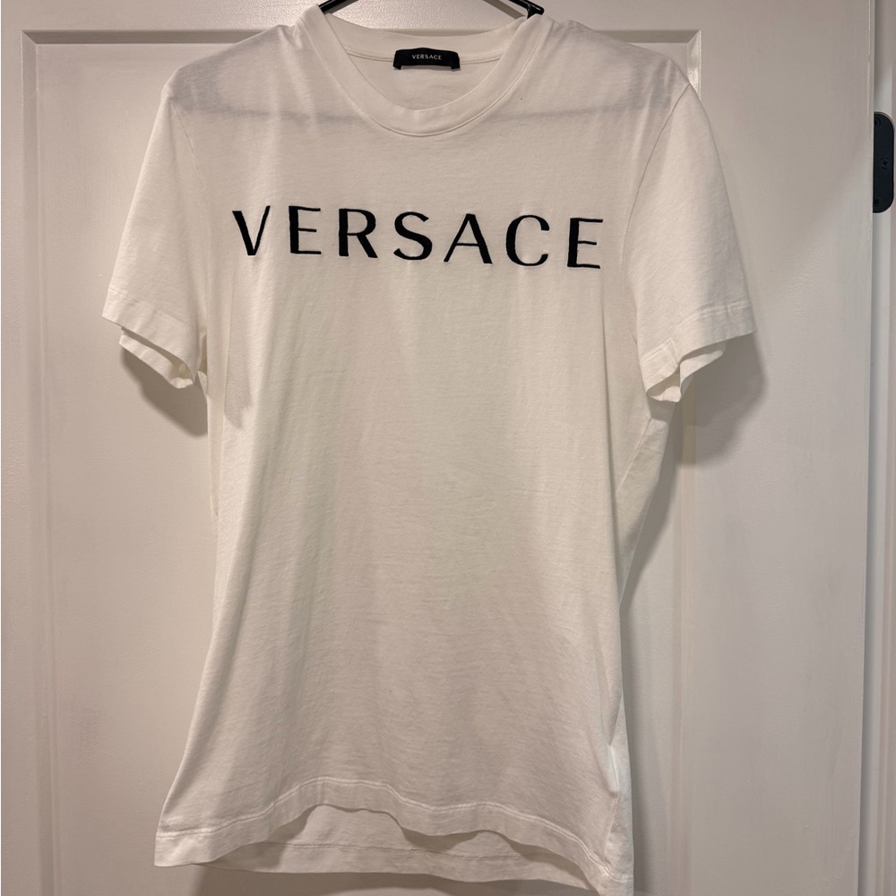 Versace White T- shirt